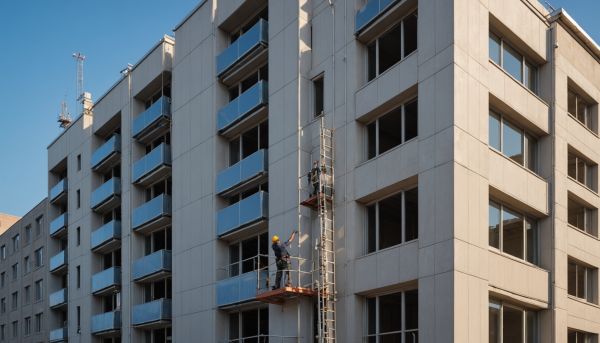 Finitions mates, satins et ravalement de façade