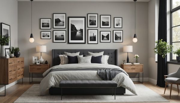 Quels cadres accrocher dans une chambre moderne ?